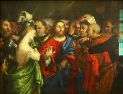 Lorenzo Lotto The adulterous woman. Sweden oil painting artist